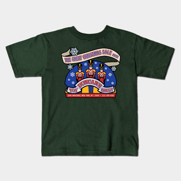 Duncan's Toy Chest Kids T-Shirt by Nazonian